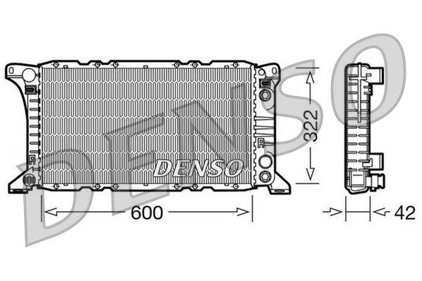 DENSO Radiaator,mootorijahutus DRM10092