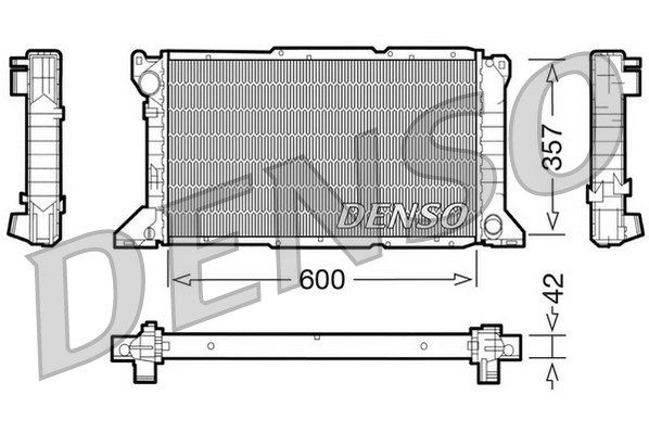 DENSO Radiaator,mootorijahutus DRM10100