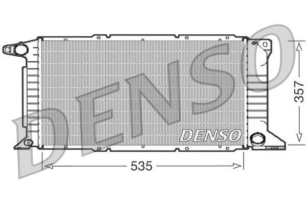 DENSO Radiaator,mootorijahutus DRM10101