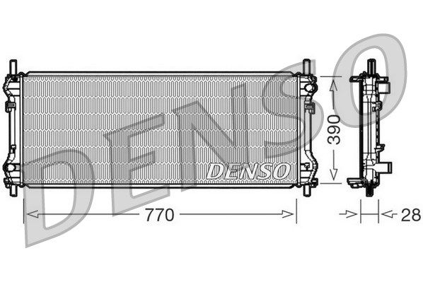 DENSO Radiaator,mootorijahutus DRM10103