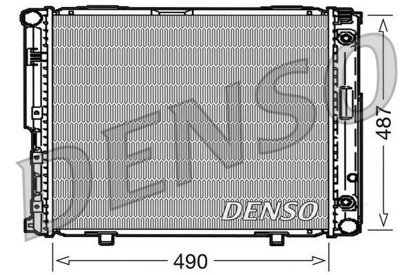 DENSO Радиатор, охлаждение двигателя DRM17004