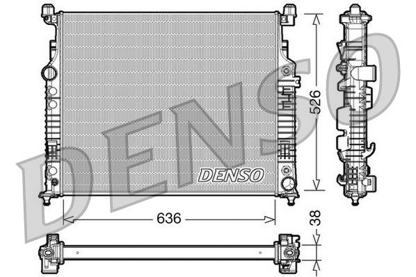 DENSO Radiaator,mootorijahutus DRM17007