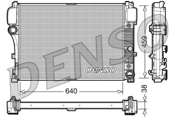 DENSO Radiaator,mootorijahutus DRM17008