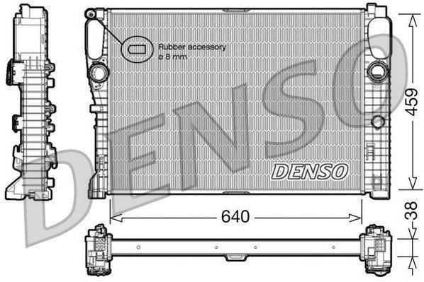 DENSO Radiaator,mootorijahutus DRM17014