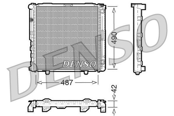 DENSO Radiaator,mootorijahutus DRM17031