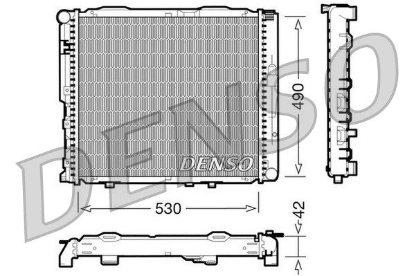 DENSO Radiaator,mootorijahutus DRM17034