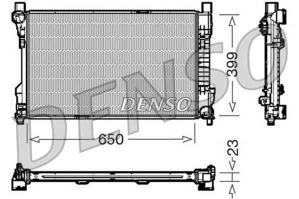 DENSO Radiaator,mootorijahutus DRM17081