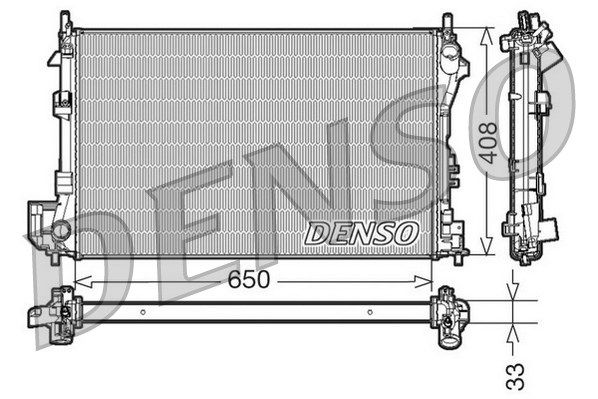 DENSO Radiaator,mootorijahutus DRM20087