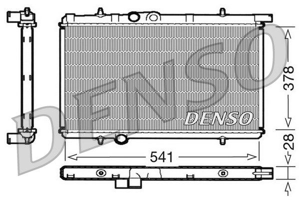DENSO Radiaator,mootorijahutus DRM21021