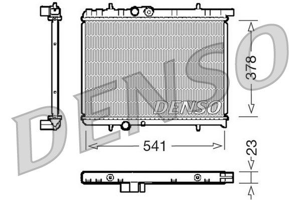 DENSO Radiaator,mootorijahutus DRM21031