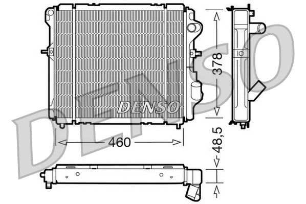 DENSO Radiaator,mootorijahutus DRM23007