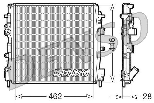 DENSO Radiaator,mootorijahutus DRM23018