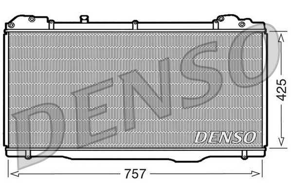 DENSO Радиатор, охлаждение двигателя DRM23023