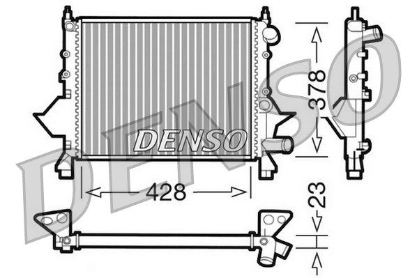 DENSO Radiaator,mootorijahutus DRM23081