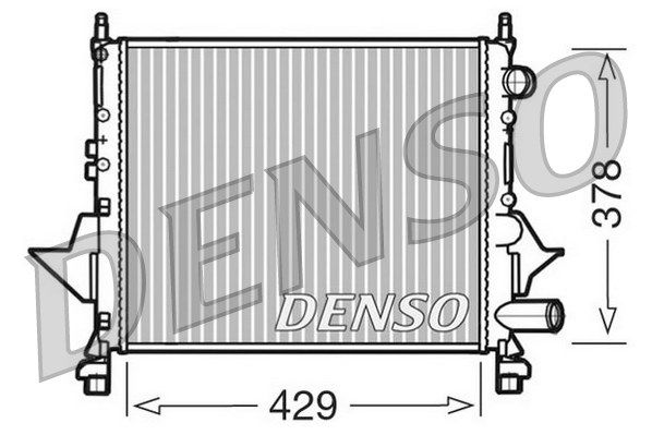DENSO Радиатор, охлаждение двигателя DRM23082