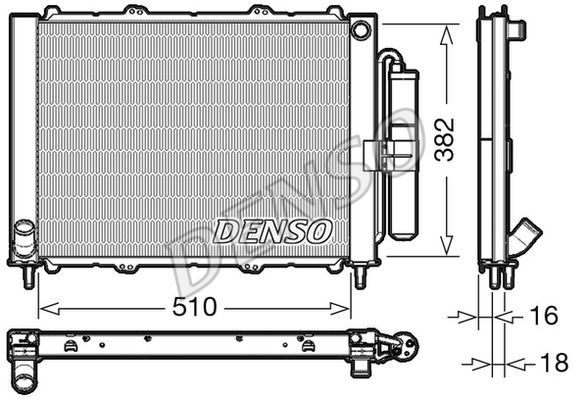 DENSO модуль охлаждения DRM23103