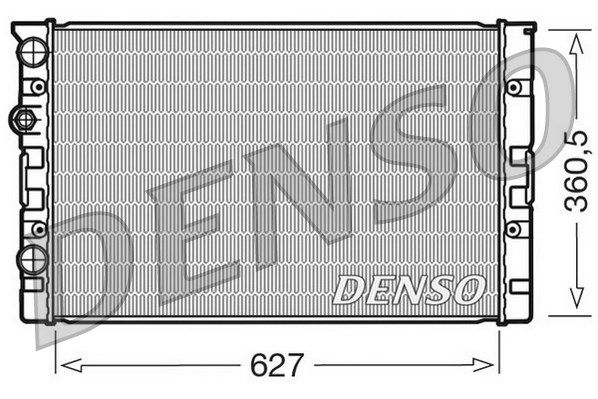 DENSO Radiaator,mootorijahutus DRM26006