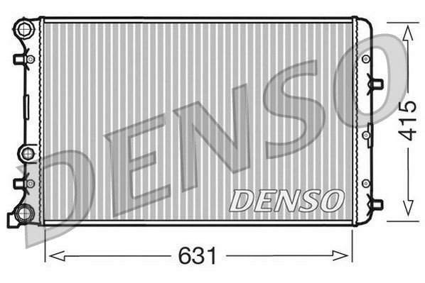 DENSO Радиатор, охлаждение двигателя DRM27004