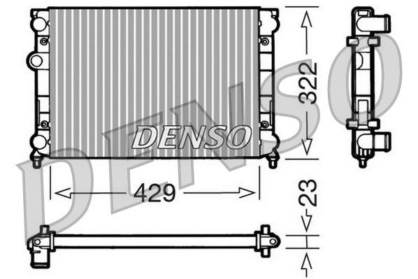 DENSO Radiaator,mootorijahutus DRM32007