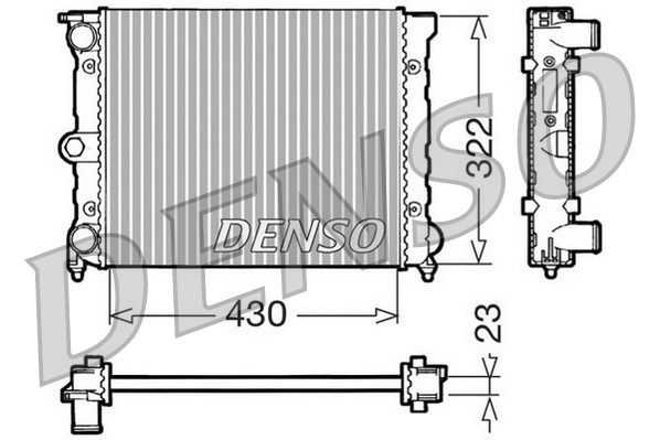DENSO Radiaator,mootorijahutus DRM32022