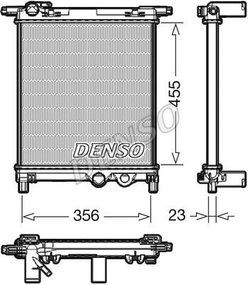 DENSO Радиатор, охлаждение двигателя DRM32036