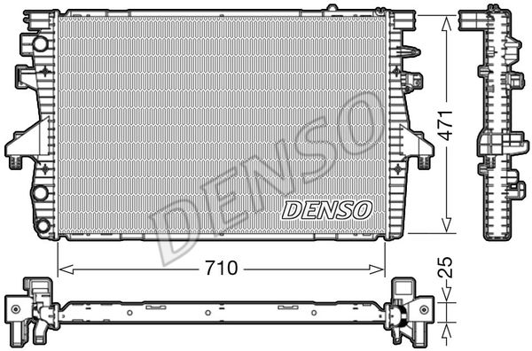 DENSO Radiaator,mootorijahutus DRM32039