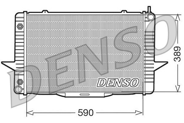 DENSO Radiaator,mootorijahutus DRM33067