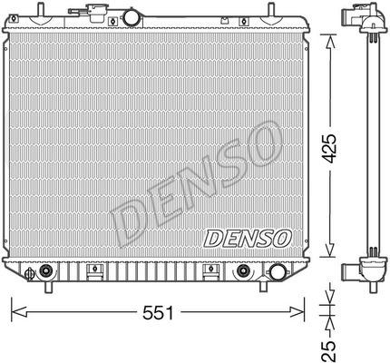 DENSO Radiaator,mootorijahutus DRM35005