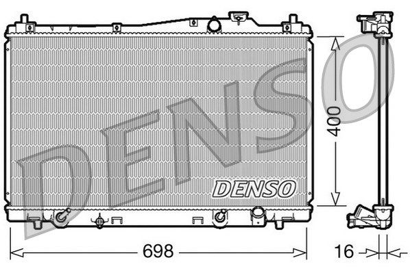 DENSO Radiaator,mootorijahutus DRM40017