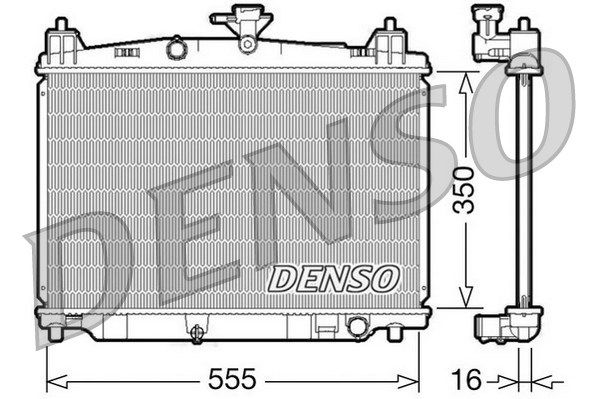 DENSO Radiaator,mootorijahutus DRM44016