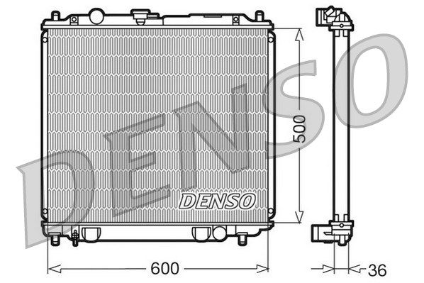 DENSO Radiaator,mootorijahutus DRM45014