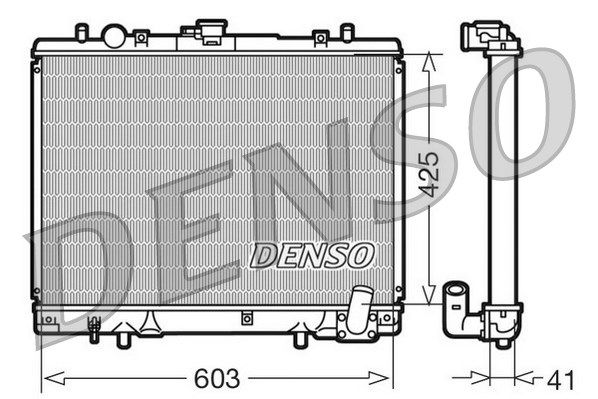DENSO Radiaator,mootorijahutus DRM45019