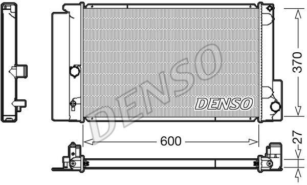 DENSO Radiaator,mootorijahutus DRM50087
