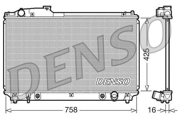 DENSO Radiaator,mootorijahutus DRM51003