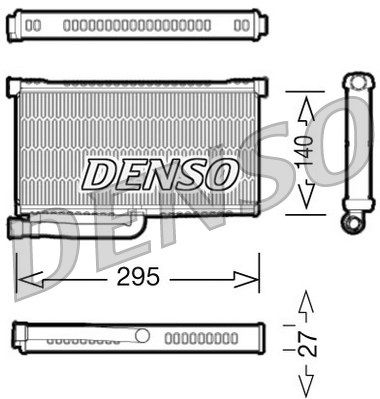 DENSO Теплообменник, отопление салона DRR02004