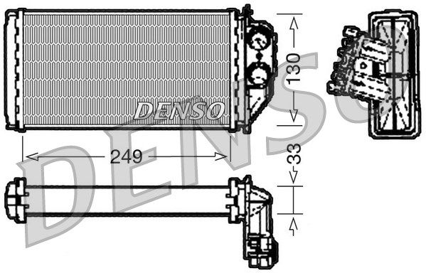 DENSO Soojusvaheti,salongiküte DRR21002