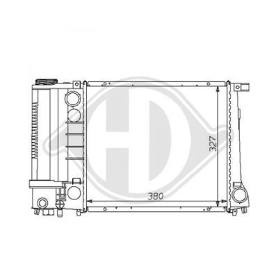 DIEDERICHS Radiaator,mootorijahutus 8102166