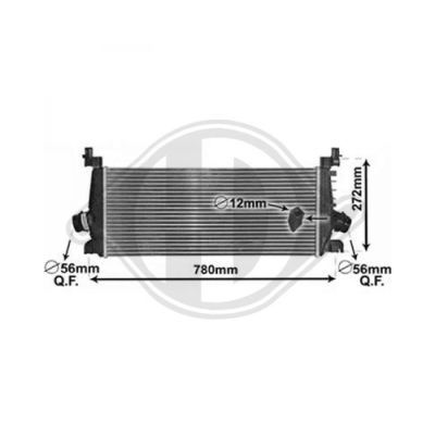 DIEDERICHS Kompressoriõhu radiaator 8182612