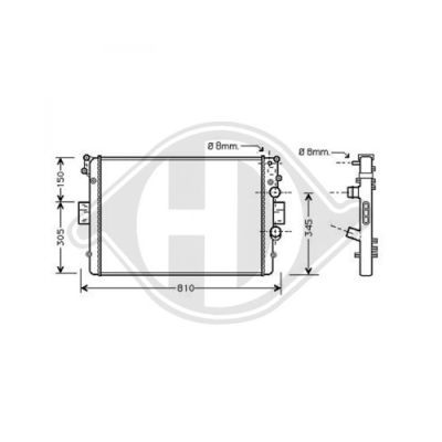 DIEDERICHS Radiaator,mootorijahutus 8349209