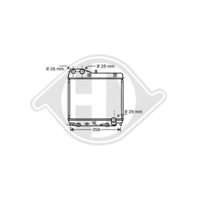 DIEDERICHS Radiaator,mootorijahutus 8524006