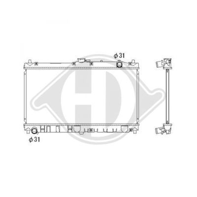 DIEDERICHS Radiaator,mootorijahutus 8565105