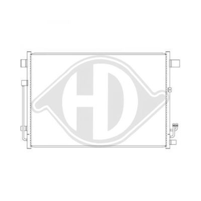 DIEDERICHS Конденсатор, кондиционер DCC1119