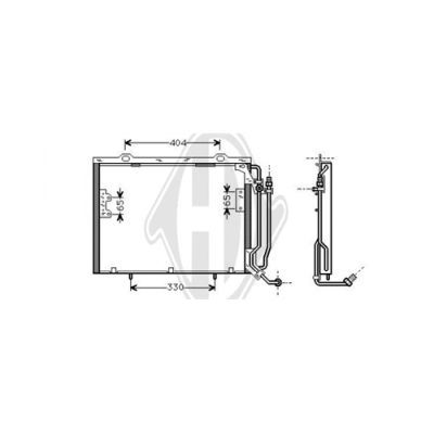 DIEDERICHS Kondensaator,kliimaseade DCC1258