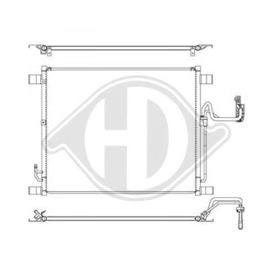 DIEDERICHS Конденсатор, кондиционер DCC1280