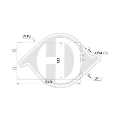 DIEDERICHS Kondensaator,kliimaseade DCC1343