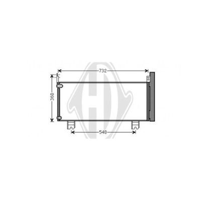 DIEDERICHS Конденсатор, кондиционер DCC1421