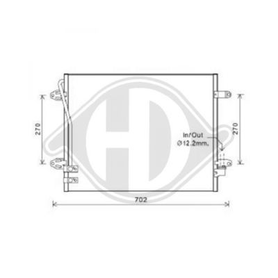 DIEDERICHS Kondensaator,kliimaseade DCC1447