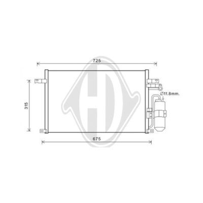 DIEDERICHS Kondensaator,kliimaseade DCC1506