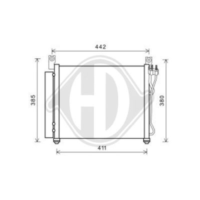 DIEDERICHS Конденсатор, кондиционер DCC1541