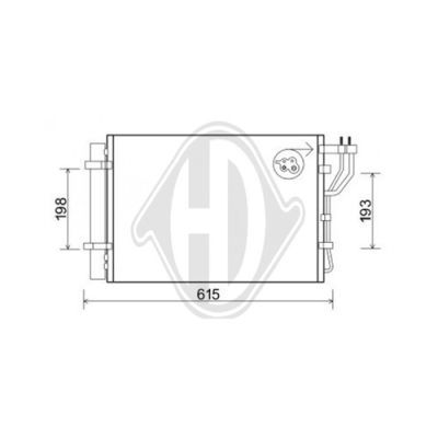 DIEDERICHS Kondensaator,kliimaseade DCC1542